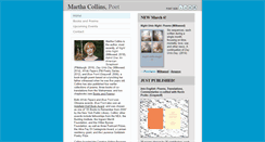 Desktop Screenshot of marthacollinspoet.com